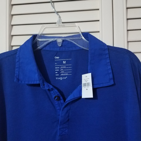 Gap blue polo shirt size M - Picture 3 of 5